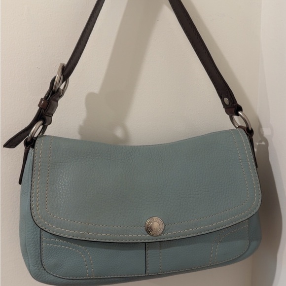 Coach Light Blue Chelsea Shoulder Bag - Picture 1 of 4